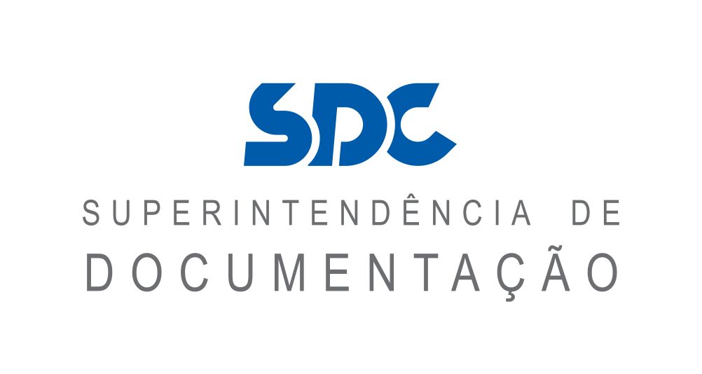 Logo SDC com texto cinza