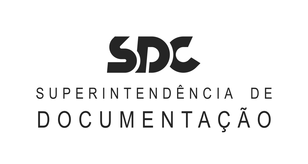 Logo SDC preta com texto preto